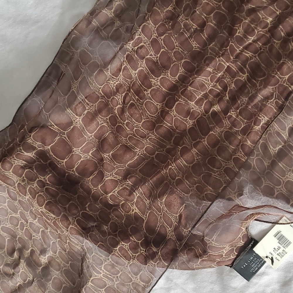 Animal print scarf
